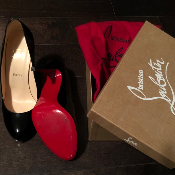 Christian Louboutin Ron Ron Pump Black Patent Calf - Picture 4 of 5